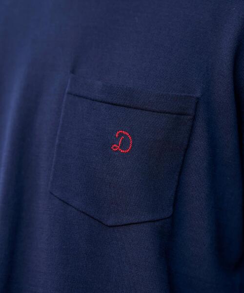 DRESSTERIOR(ドレステリア)の「【ウォッシャブル】コットンシルク クルーニット(ニット/セーター・メンズ・ブラック/グリーン系/ネイビー・90/91/92/94)」の5枚目の写真