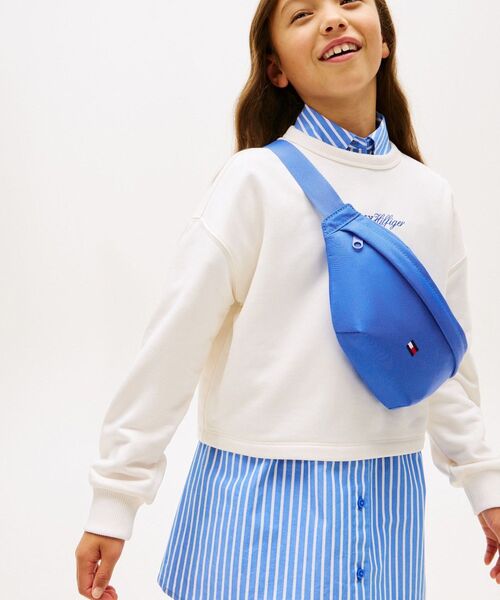 TOMMY HILFIGER(トミーヒルフィガー)の「KIDS エッセンシャルバムバッグ(ショルダーバッグ・キッズ・ブルー・FREE)」の6枚目の写真