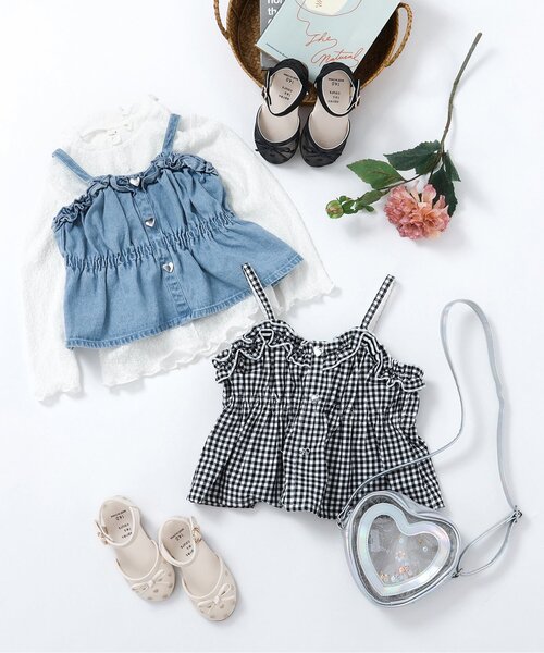 apres les cours（アプレレクール）の「シアーレースTシャツ（Tシャツ/カットソー・キッズ・アイボリー・110/100/140/130/120/90）」の3枚目の写真