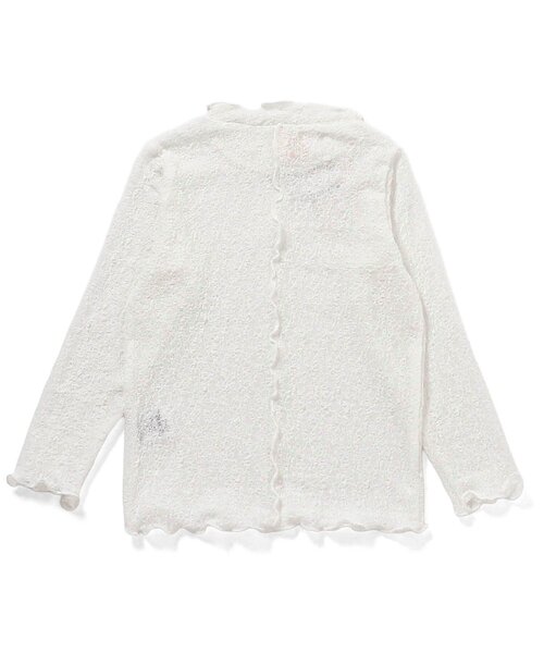 apres les cours（アプレレクール）の「シアーレースTシャツ（Tシャツ/カットソー・キッズ・アイボリー・110/100/140/130/120/90）」の5枚目の写真