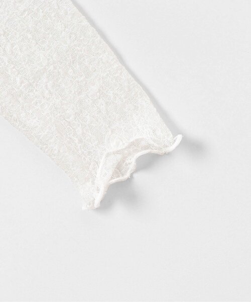 apres les cours（アプレレクール）の「シアーレースTシャツ（Tシャツ/カットソー・キッズ・アイボリー・110/100/140/130/120/90）」の7枚目の写真