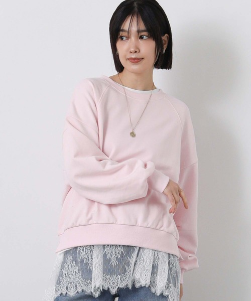 Gready Brilliant(グレディブリリアン)の「裏毛袖タックカットソー(Tシャツ/カットソー・レディース・オフホワイト/ピンク・38)」の15枚目の写真