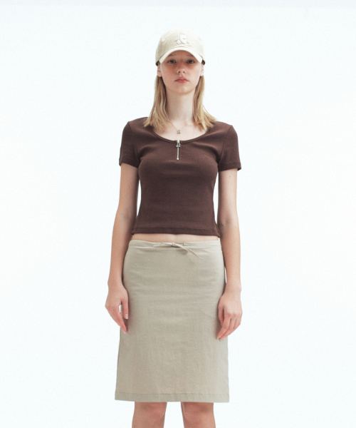 Rest&Recreation（レストアンドレクリエーション）の「LIGHT COTTON CAP - BEIGE（キャップ・レディース・その他・ONE）」の4枚目の写真