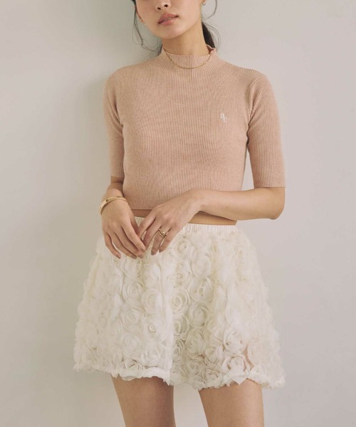 ACYM(アシーム)の「ハーフスリーブマシュマロニット(ニット/セーター・レディース・ブラック/ピンク/アイボリー・FREE)」の22枚目の写真