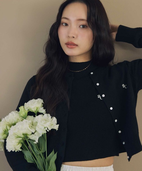 ACYM(アシーム)の「ハーフスリーブマシュマロニット(ニット/セーター・レディース・ブラック/ピンク/アイボリー・FREE)」の10枚目の写真