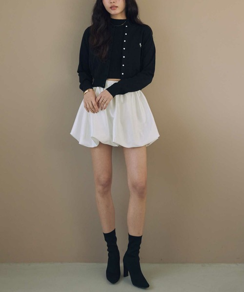 ACYM(アシーム)の「ハーフスリーブマシュマロニット(ニット/セーター・レディース・ブラック/ピンク/アイボリー・FREE)」の17枚目の写真