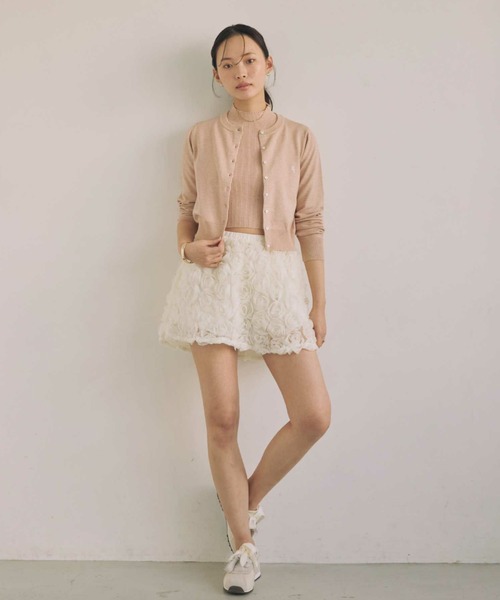 ACYM(アシーム)の「ハーフスリーブマシュマロニット(ニット/セーター・レディース・ブラック/ピンク/アイボリー・FREE)」の13枚目の写真