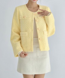 ノーカラージャケット（イエロー/黄色系）ファッション通販 - ZOZOTOWN