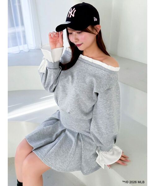 dazzlin（ダズリン）の「【MLB × New Era × dazzlin】サイドロゴキャップ（キャップ・レディース・ネイビー/ブルー/アイボリー・FREE）」の8枚目の写真