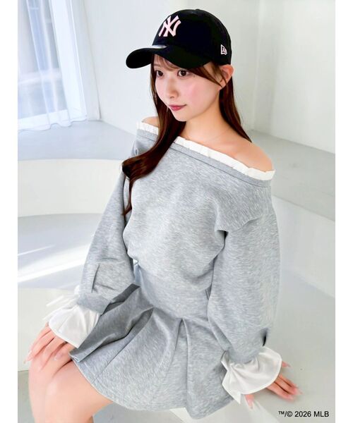 dazzlin（ダズリン）の「【MLB × New Era × dazzlin】サイドロゴキャップ（キャップ・レディース・ネイビー/ブルー/アイボリー・FREE）」の9枚目の写真