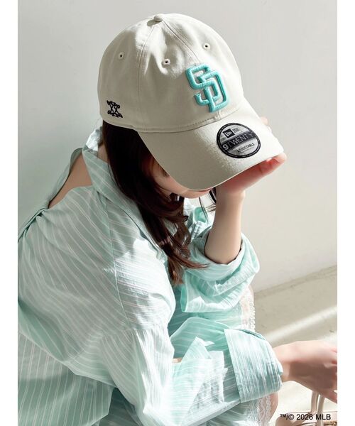 dazzlin（ダズリン）の「【MLB × New Era × dazzlin】サイドロゴキャップ（キャップ・レディース・ネイビー/ブルー/アイボリー・FREE）」の12枚目の写真