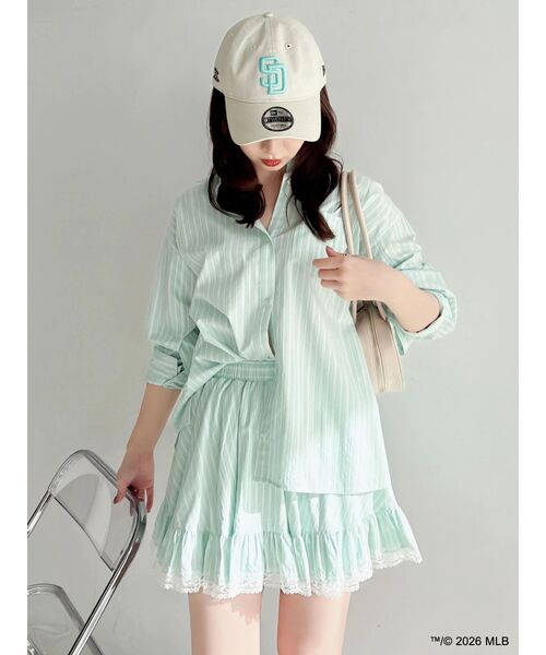 dazzlin（ダズリン）の「【MLB × New Era × dazzlin】サイドロゴキャップ（キャップ・レディース・ネイビー/ブルー/アイボリー・FREE）」の13枚目の写真