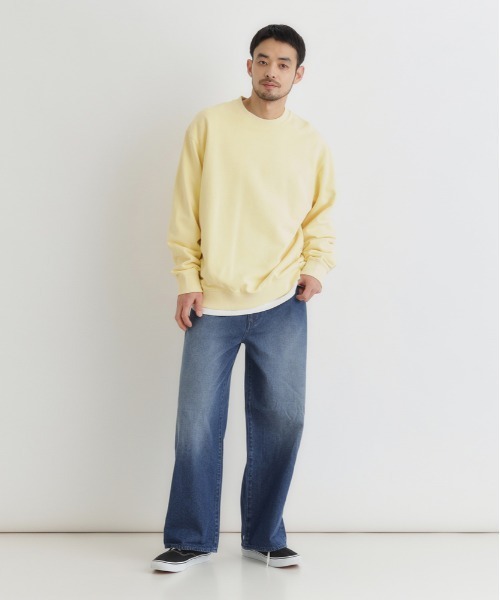 BACK NUMBER(バックナンバー)の「【BACK NUMBER】ルーズストレートジーンズ (リラックスシルエット / 洗練 / カジュアル / 通年仕様)(デニムパンツ・メンズ・ブラック/ダークインディゴブルー・S/M/XL/L)」の16枚目の写真