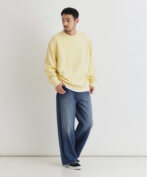 BACK NUMBER(バックナンバー)の「【BACK NUMBER】ルーズストレートジーンズ (リラックスシルエット / 洗練 / カジュアル / 通年仕様)(デニムパンツ・メンズ・ブラック/ダークインディゴブルー・S/M/XL/L)」の17枚目の写真