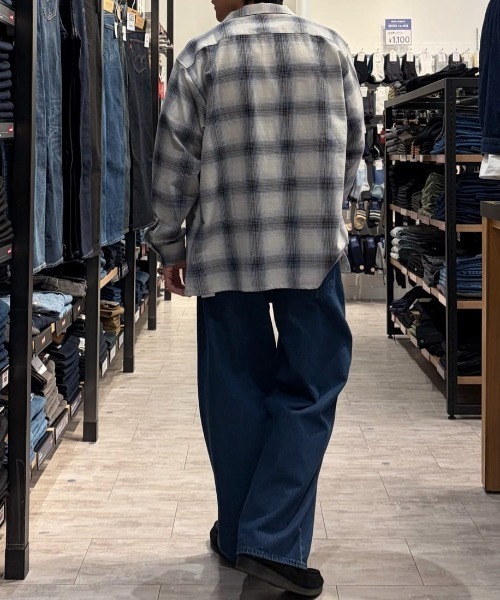BACK NUMBER(バックナンバー)の「BACK NUMBER(バックナンバー)ルーズストレートジーンズ(デニムパンツ・メンズ・ブラック/ダークインディゴブルー・S/M/XL/L)」の12枚目の写真
