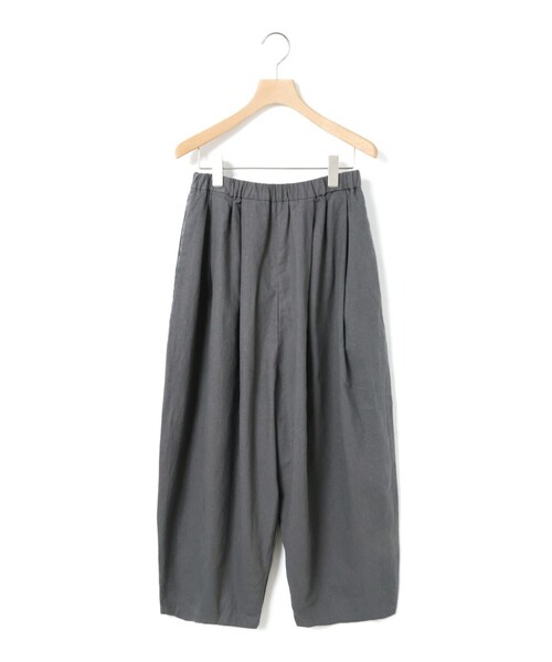 MidiUmi（ミディウミ）の「MidiUmi C/Lワイドイージーテーパードパンツ（その他パンツ・レディース・チャコールグレー/ブラック/キナリ・FREE）」の4枚目の写真