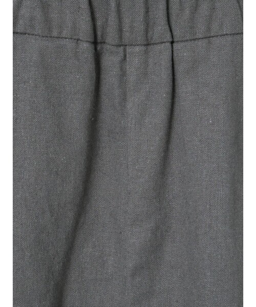 MidiUmi（ミディウミ）の「MidiUmi C/Lワイドイージーテーパードパンツ（その他パンツ・レディース・チャコールグレー/ブラック/キナリ・FREE）」の6枚目の写真