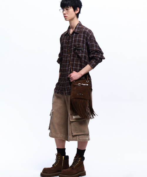 RSSC(アールエスエスシー)の「WESTERN MINI CROSS BAG - BROWN(メッセンジャーバッグ・レディース・その他・FREE)」の2枚目の写真