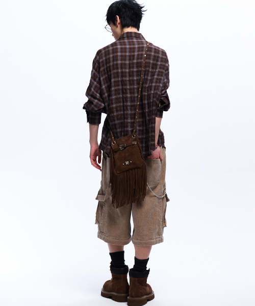 RSSC(アールエスエスシー)の「WESTERN MINI CROSS BAG - BROWN(メッセンジャーバッグ・レディース・その他・FREE)」の3枚目の写真