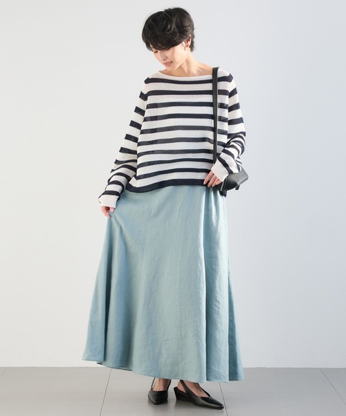 BARNYARDSTORM（バンヤードストーム）の「BARNYARDSTORM / ペーパーボーダーニット（ニット/セーター・レディース・ホワイト系その他/ベージュ系その他/ホワイト・FREE）」の20枚目の写真