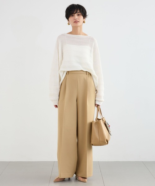 BARNYARDSTORM（バンヤードストーム）の「BARNYARDSTORM / ペーパーボーダーニット（ニット/セーター・レディース・ホワイト系その他/ベージュ系その他/ホワイト・FREE）」の14枚目の写真