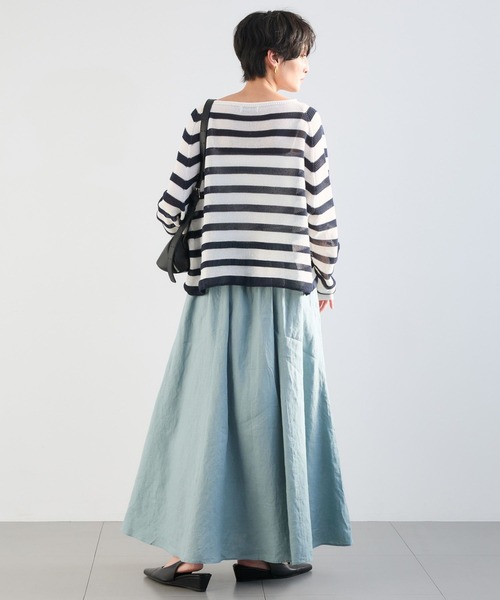 BARNYARDSTORM（バンヤードストーム）の「BARNYARDSTORM / ペーパーボーダーニット（ニット/セーター・レディース・ホワイト系その他/ベージュ系その他/ホワイト・FREE）」の22枚目の写真