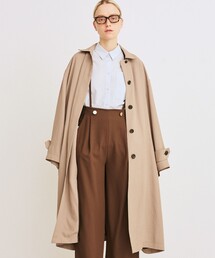 Rouge vif（ルージュヴィフ）の「【2サイズ展開】ステンカラーロングコート/春コート/春服/通勤/大人カジュアル（ステンカラーコート）」