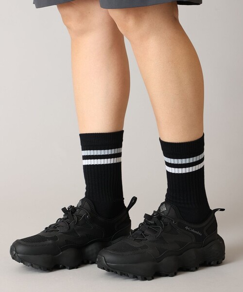 Columbia(コロンビア)の「Columbia/ ゼファーストライドクルーソックス /コロンビア(ソックス/靴下・レディース・ホワイト/ブラック・S/M/L/XL)」の9枚目の写真