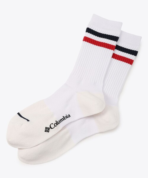 Columbia(コロンビア)の「Columbia/ ゼファーストライドクルーソックス /コロンビア(ソックス/靴下・レディース・ホワイト/ブラック・S/M/L/XL)」の10枚目の写真