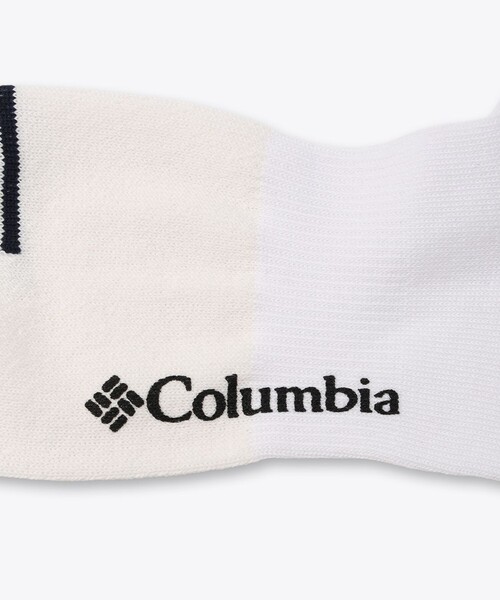 Columbia(コロンビア)の「Columbia/ ゼファーストライドクルーソックス /コロンビア(ソックス/靴下・レディース・ホワイト/ブラック・S/M/L/XL)」の3枚目の写真