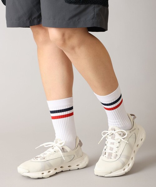 Columbia(コロンビア)の「Columbia/ ゼファーストライドクルーソックス /コロンビア(ソックス/靴下・レディース・ホワイト/ブラック・S/M/L/XL)」の7枚目の写真