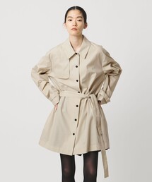 AEWEN MATOPH | <AEWEN MATOPH>トレンチライク ワンピースコート ‐ ウォッシャブル ‐(その他アウター)