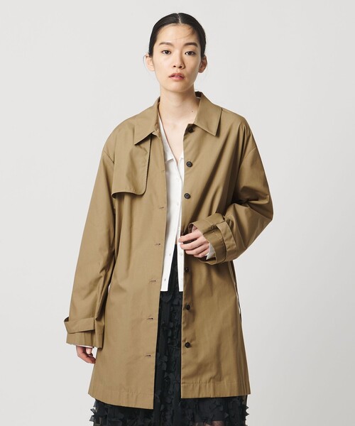 AEWEN MATOPH（イウエン マトフ）の「＜AEWEN MATOPH＞トレンチライク ワンピースコート ‐ ウォッシャブル ‐（その他アウター・レディース・ナチュラル/ベージュ・FREE）」の4枚目の写真