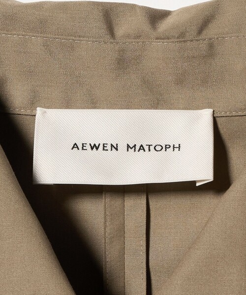 AEWEN MATOPH(イウエン マトフ)の「<AEWEN MATOPH>トレンチライク ワンピースコート ‐ ウォッシャブル ‐(その他アウター・レディース・ナチュラル/ベージュ・FREE)」の13枚目の写真
