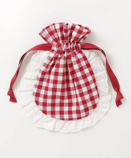 sanrio（サンリオ）の「MILKFED. × HELLO KITTY F2F DRAWSTRING POUCH（ポーチ・レディース・レッド/イエロー/ブラック・ONE SIZE）」の13枚目の写真