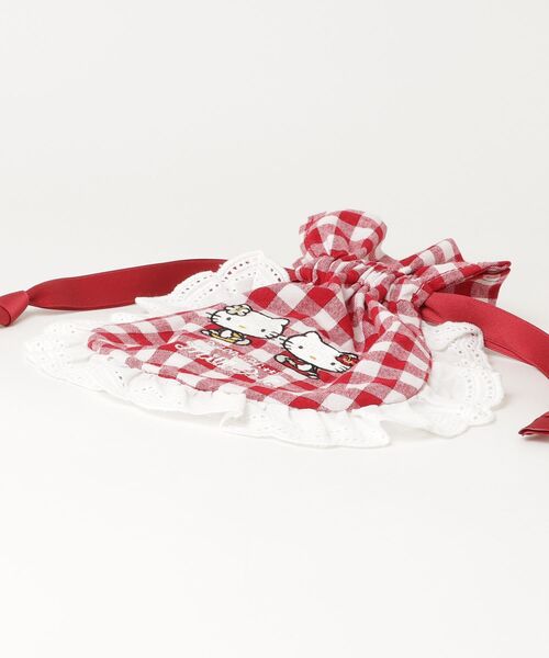 sanrio（サンリオ）の「MILKFED. × HELLO KITTY F2F DRAWSTRING POUCH（ポーチ・レディース・レッド/イエロー/ブラック・ONE SIZE）」の14枚目の写真