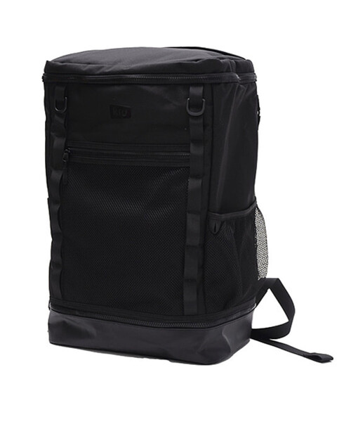 KiU(キウ)の「KiU/キウ SQUARE BACKPACK/スクエアバックパック 【K526】(バックパック/リュック・メンズ・ベージュ/ブラック・ONE SIZE)」の3枚目の写真