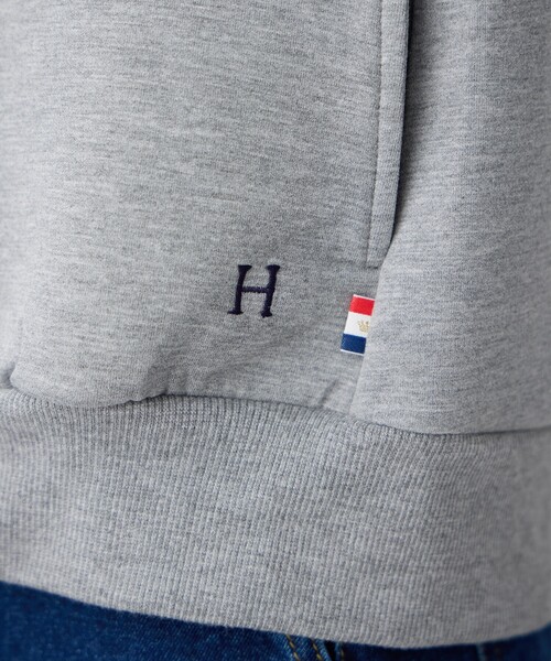 Petit Honfleur（プチオンフルール）の「ダンボールZIPブルゾン（カーディガン/ボレロ・レディース・グレー・L/M）」の14枚目の写真