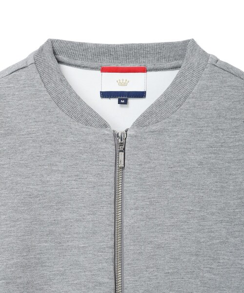 Petit Honfleur（プチオンフルール）の「ダンボールZIPブルゾン（カーディガン/ボレロ・レディース・グレー・L/M）」の17枚目の写真