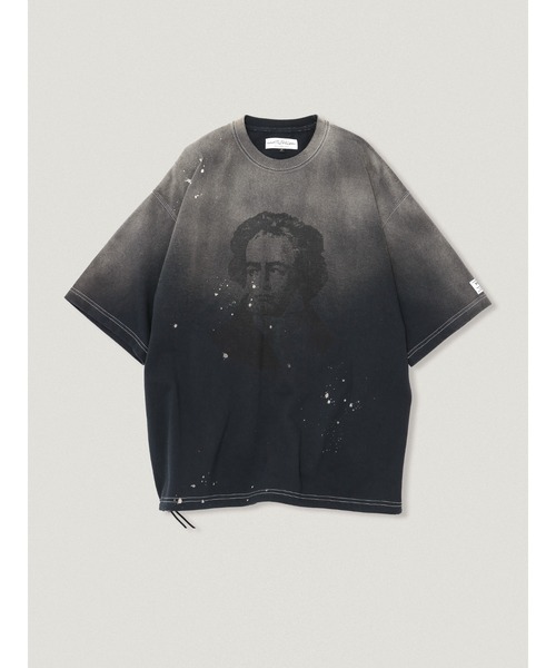 elephant TRIBAL fabrics（エレファントトライバルファブリックス）の「elephant TRIBAL fabrics Beethoven T-SH（Tシャツ/カットソー・メンズ・スミクロ/ベージュ・FREE）」の2枚目の写真