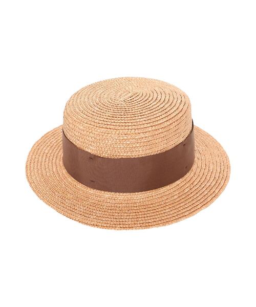 Samansa Mos2（サマンサ モスモス）の「リボン付きカンカン帽（ハット・レディース・ベージュ/ブラウン・F）」の14枚目の写真