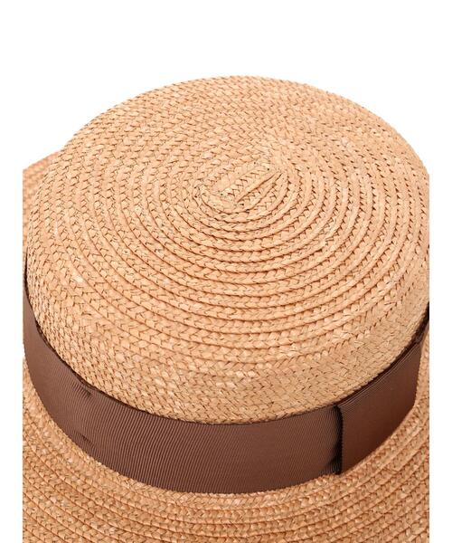 Samansa Mos2（サマンサ モスモス）の「リボン付きカンカン帽（ハット・レディース・ベージュ/ブラウン・F）」の16枚目の写真