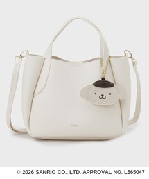 index | ◆【ポムポムプリン】2WAY軽量合皮ミドルバッグ(トートバッグ)