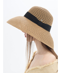 BROWNHAT（ブラウンハット）の「グレースワイドブレイドハットベージュ（ハット）」