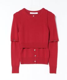 rokh（ロク）の「DETACHABLE SLEEVE CARDIGAN AND R3CA103（ニット/セーター）」