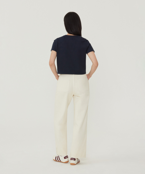 COVERNAT(カバーナット)の「ウィメンズコンフォートクロップTシャツメランジグレー(Tシャツ/カットソー・レディース・その他・WS/WM)」の5枚目の写真