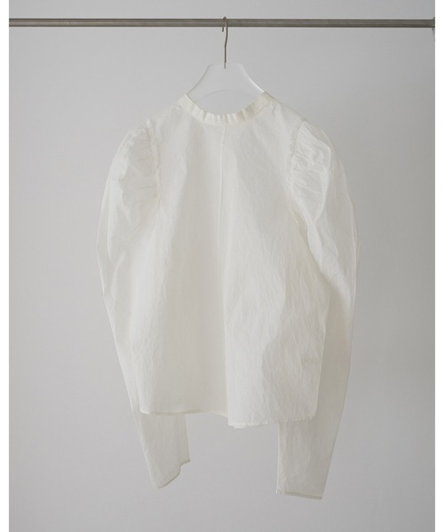 anuke（アンヌーク）の「2way Cottonorgandy Blouse（シャツ/ブラウス・レディース・アイボリー/ブラック・FREE）」の12枚目の写真