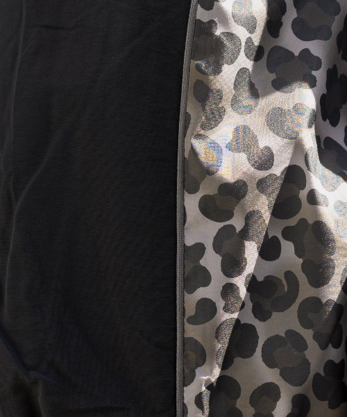 LUXSTYLE(ラグスタイル)の「ヒョウ柄切り替えナイロンブルゾン(ブルゾン・メンズ・ブラック・S/M/L)」の17枚目の写真