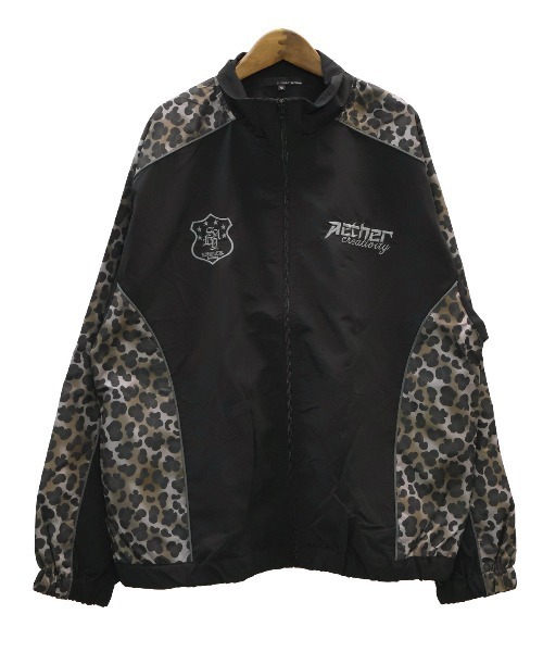 LUXSTYLE(ラグスタイル)の「ヒョウ柄切り替えナイロンブルゾン(ブルゾン・メンズ・ブラック・S/M/L)」の18枚目の写真