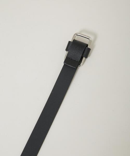 NANO universe(ナノユニバース)の「無段階調整 スクエア型バックル2cm幅ベルト(ベルト・レディース・ブラック/ブラウン/キャメル・F)」の17枚目の写真